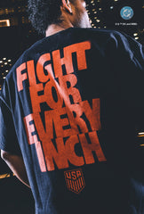 US Soccer | DC Bane Garment Dyed Heavyweight T-Shirt - Black