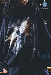 US Soccer | DC  The Dark Knight Rises Relaxed Hoodie - Black