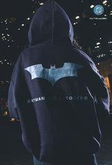 US Soccer | DC  The Dark Knight Rises Relaxed Hoodie - Black