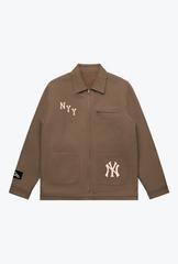 New York Yankees Work Jacket - Walnut