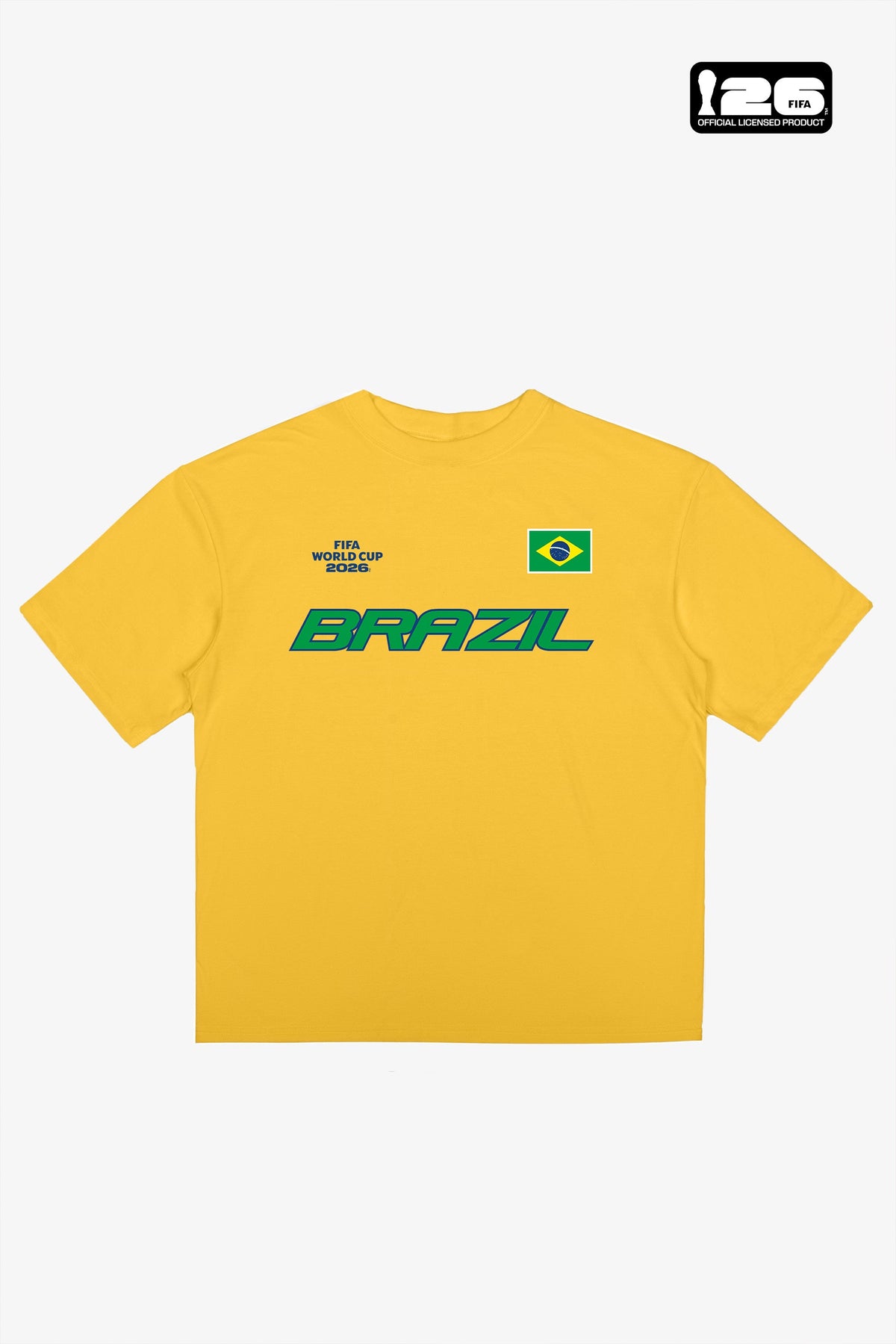 FIFA World Cup 2026â¢ Brazil Tri Logo T-Shirt - Yellow