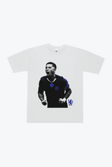 Chelsea FC: Enzo FernÃ¡ndez Heavyweight T-Shirt - White