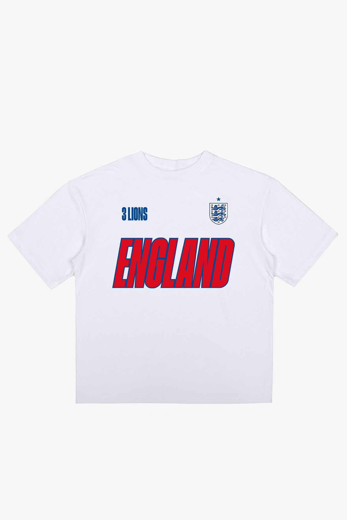 England Tri Logo T-Shirt - White