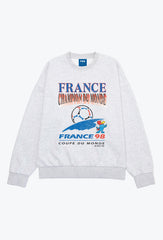FIFA France '98 World Cup Champions Crewneck - Ash