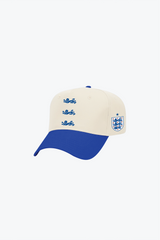 England A-Frame Cap - Ivory / Blue