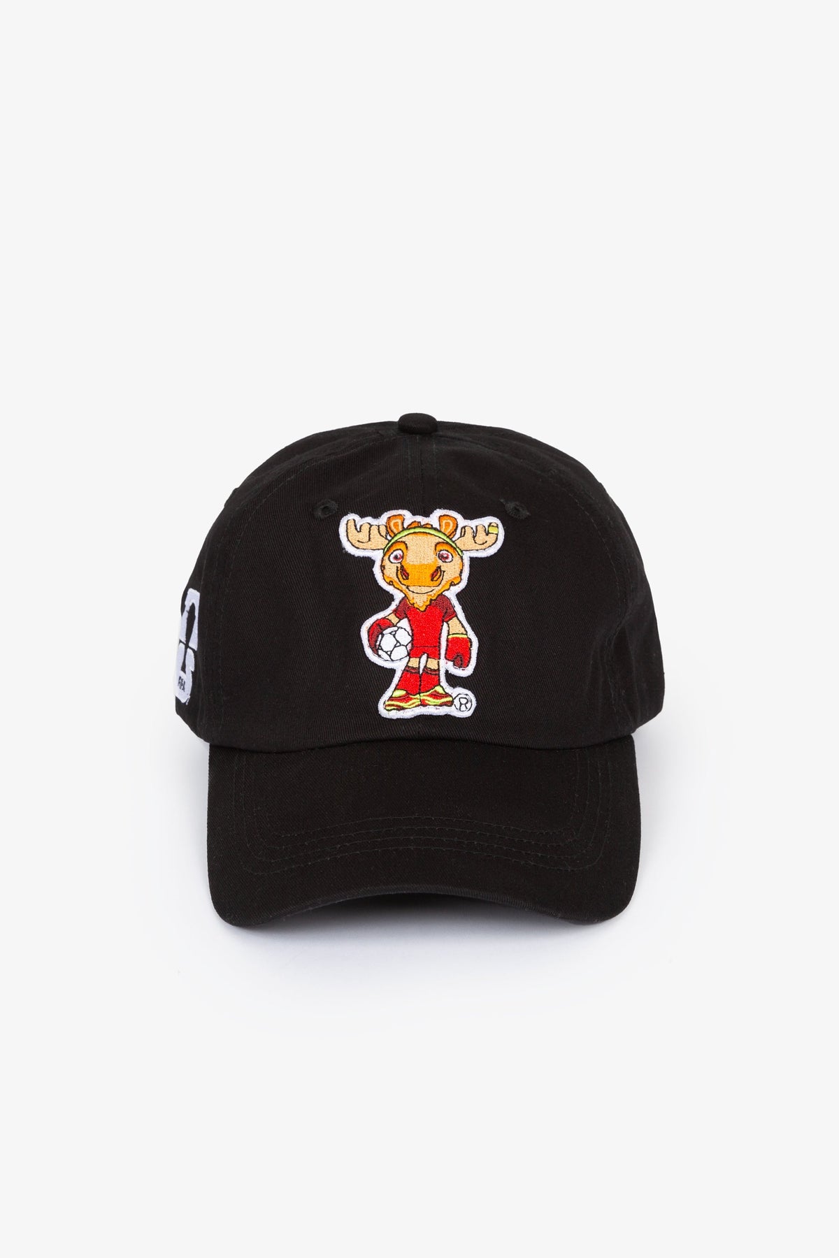 FIFA World Cup 2026â¢ Canada Mascot Dad Cap - Black