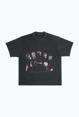 FC Barcelona Team Vintage Heavyweight Garment Dyed T-Shirt - Black