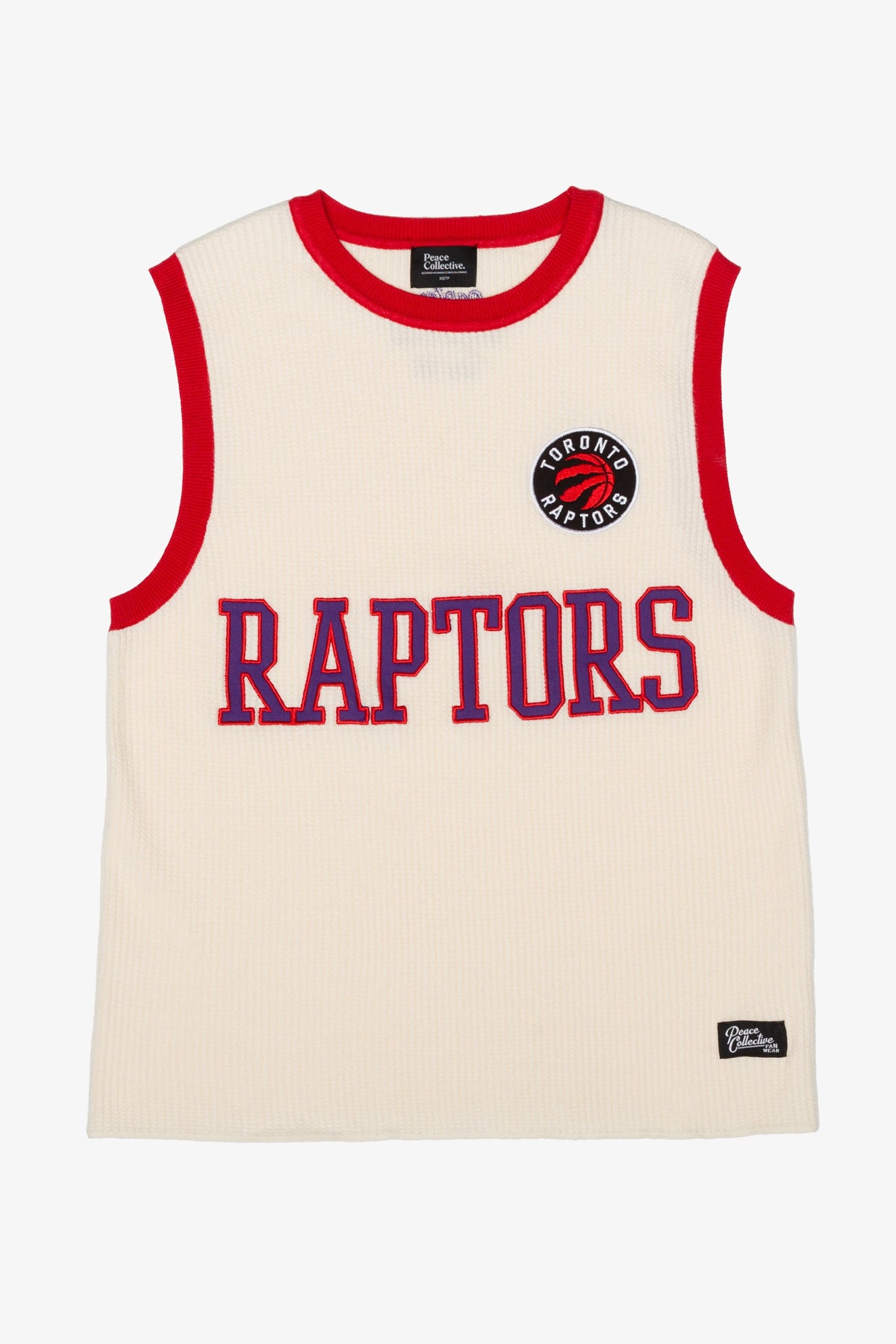 Toronto Raptors Knit Tank - Ivory