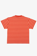 Peace Striped Heavyweight T-Shirt - Terra Cotta