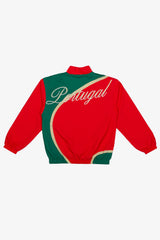 Portugal Windbreaker Jacket - Red / Green
