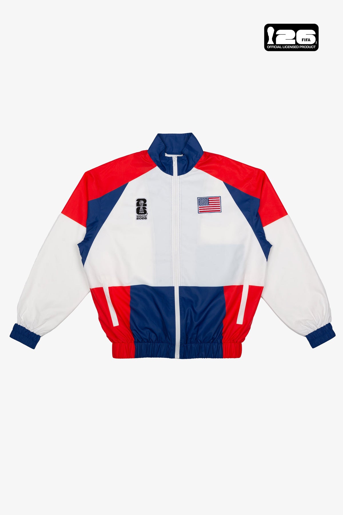FIFA World Cup 2026â¢ USA Nylon Windbreaker - Navy / White