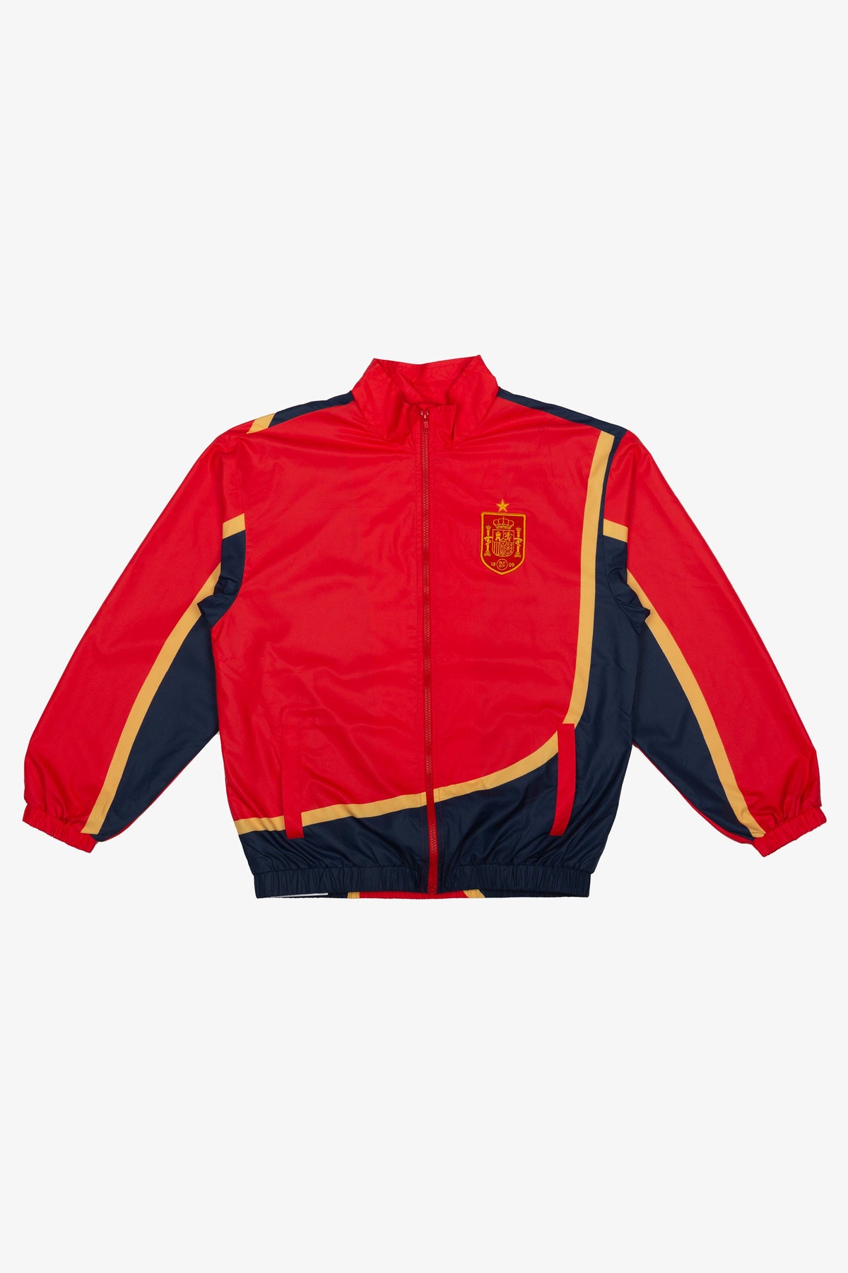 Spain Windbreaker Jacket - Red / Blue