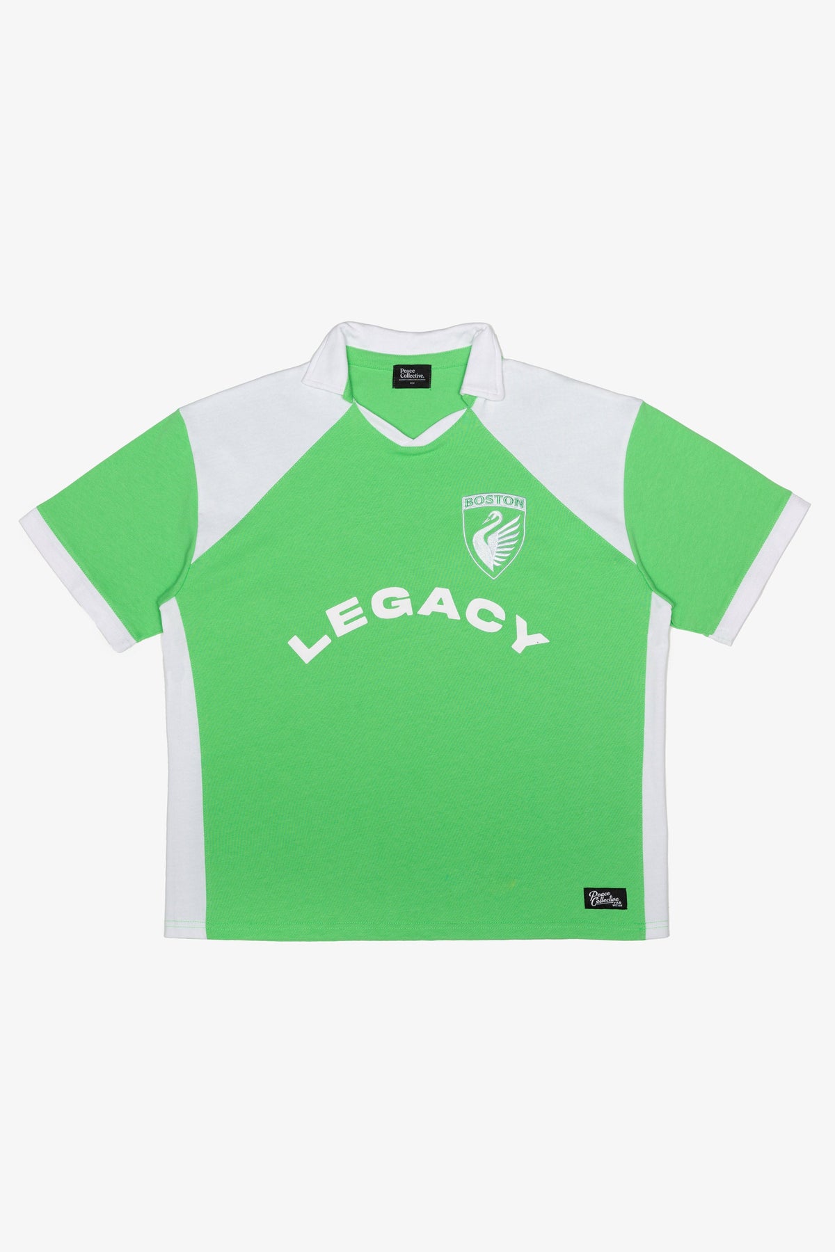 Boston Legacy FC Color Block Polo - White / Green