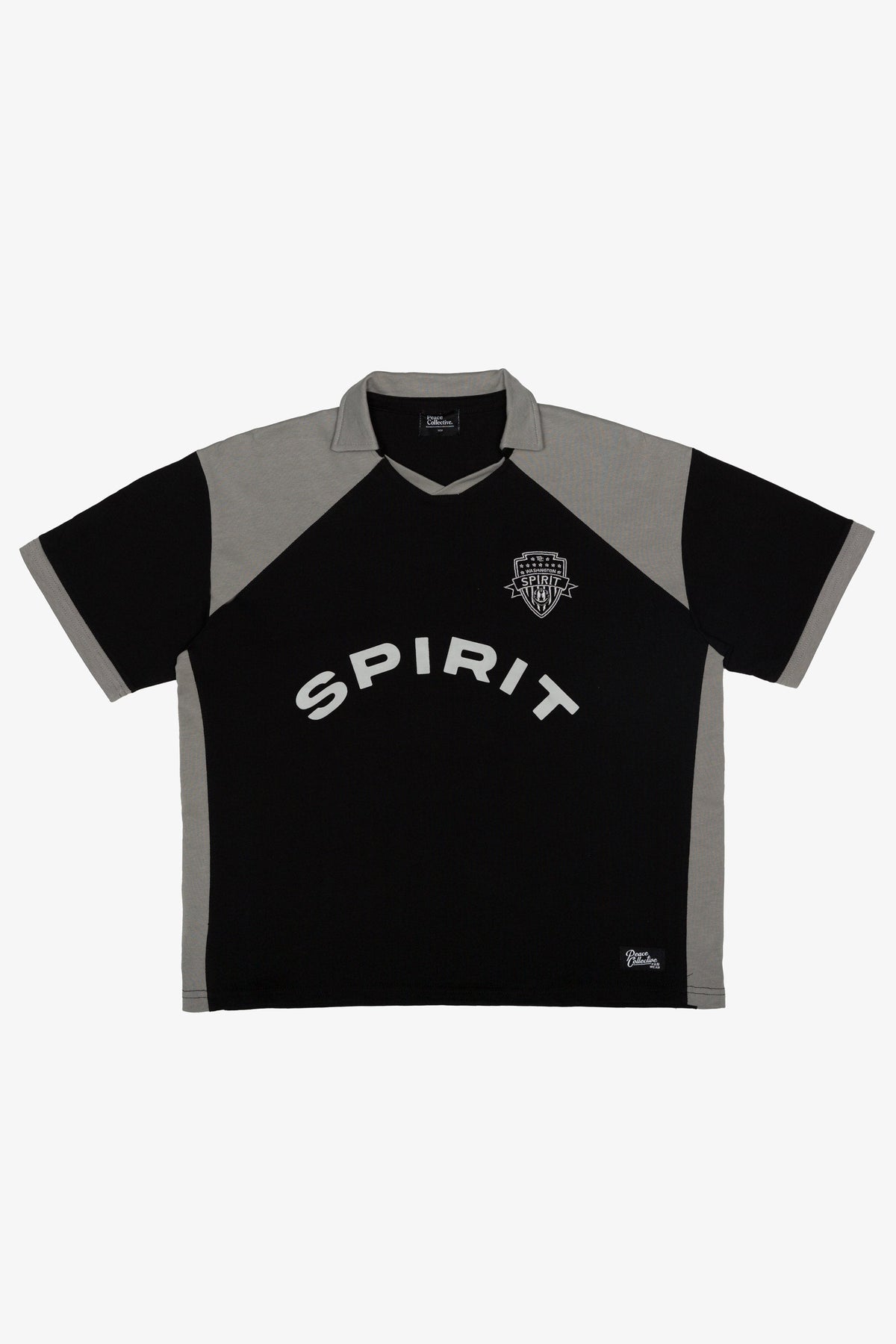 Washington Spirit Color Block Polo - Grey / Black
