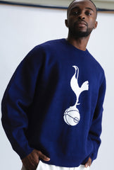 Tottenham Hotspur F.C Oversized Knit Sweater - Navy