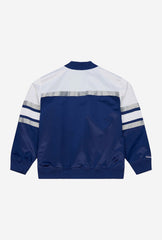Toronto Maple Leafs Head Coach Satin Jacket - Blue