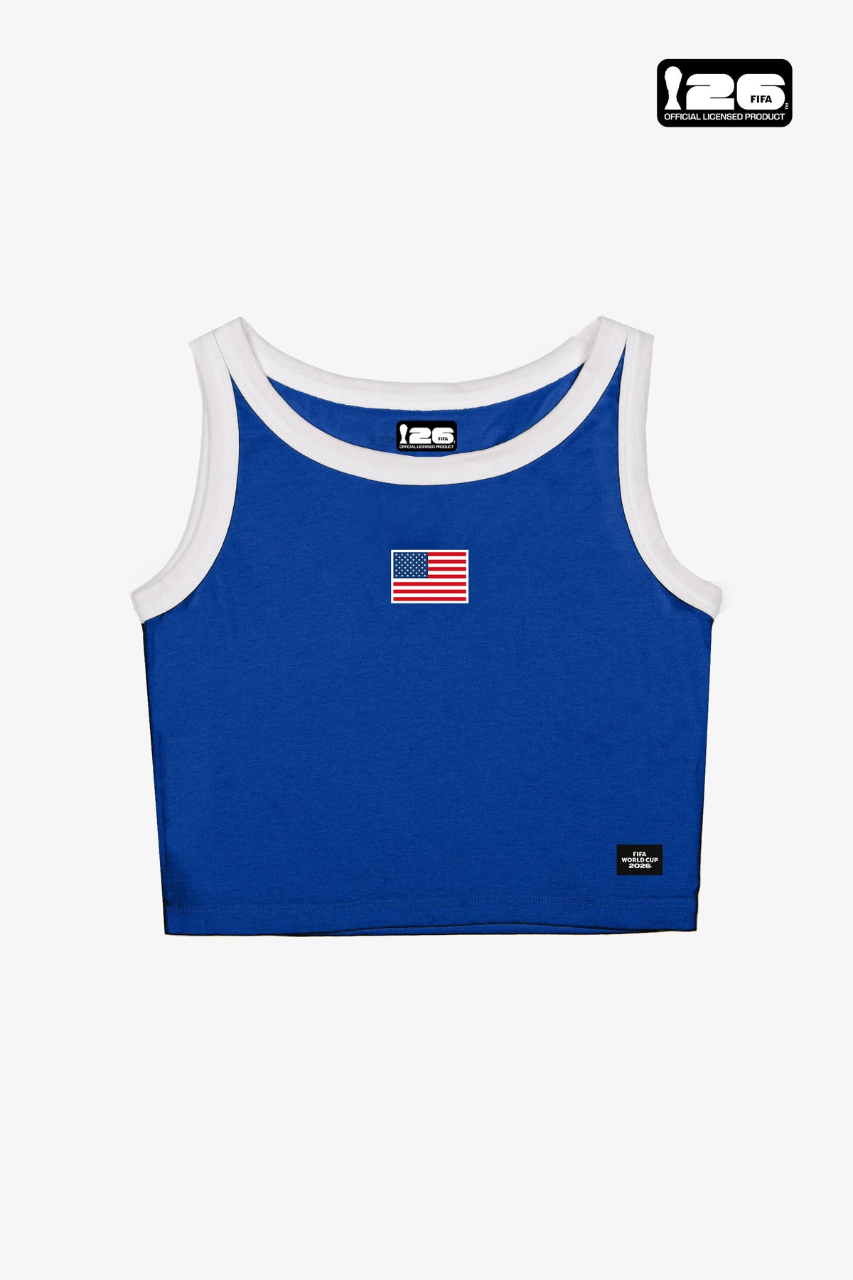 FIFA World Cup 2026â¢ USA Women's Cropped Tank - Royal