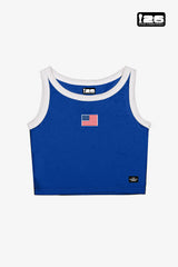 FIFA World Cup 2026â¢ USA Women's Cropped Tank - Royal