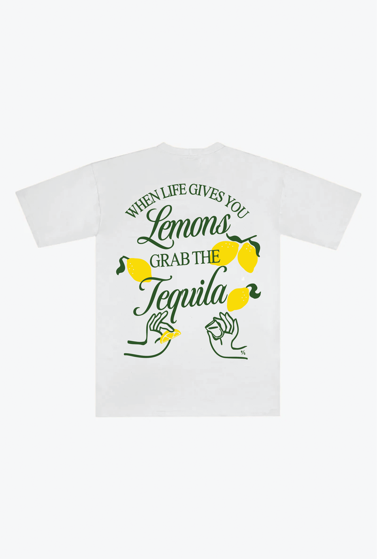 When Life Gives you Lemons Heavyweight T-Shirt - White