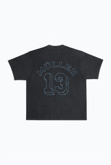 Thomas MÃ¼ller Vintage Heavyweight Garment Dyed T-Shirt - Black