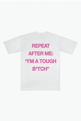Repeat After Me Heavyweight T-Shirt - White